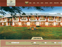 Tablet Screenshot of goldenpalmshotelmussoorie.com
